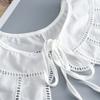Fashion Cloud Shoulder Wraps Bowknots Fake Collar for Women Shirt Detachable Collars Lace Lapel Neckwear False Collars