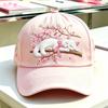 Breathable Embroidered Baseball Cap Soft Cotton Curved Brim Hat New Sports Sun Hat  Daily Travel