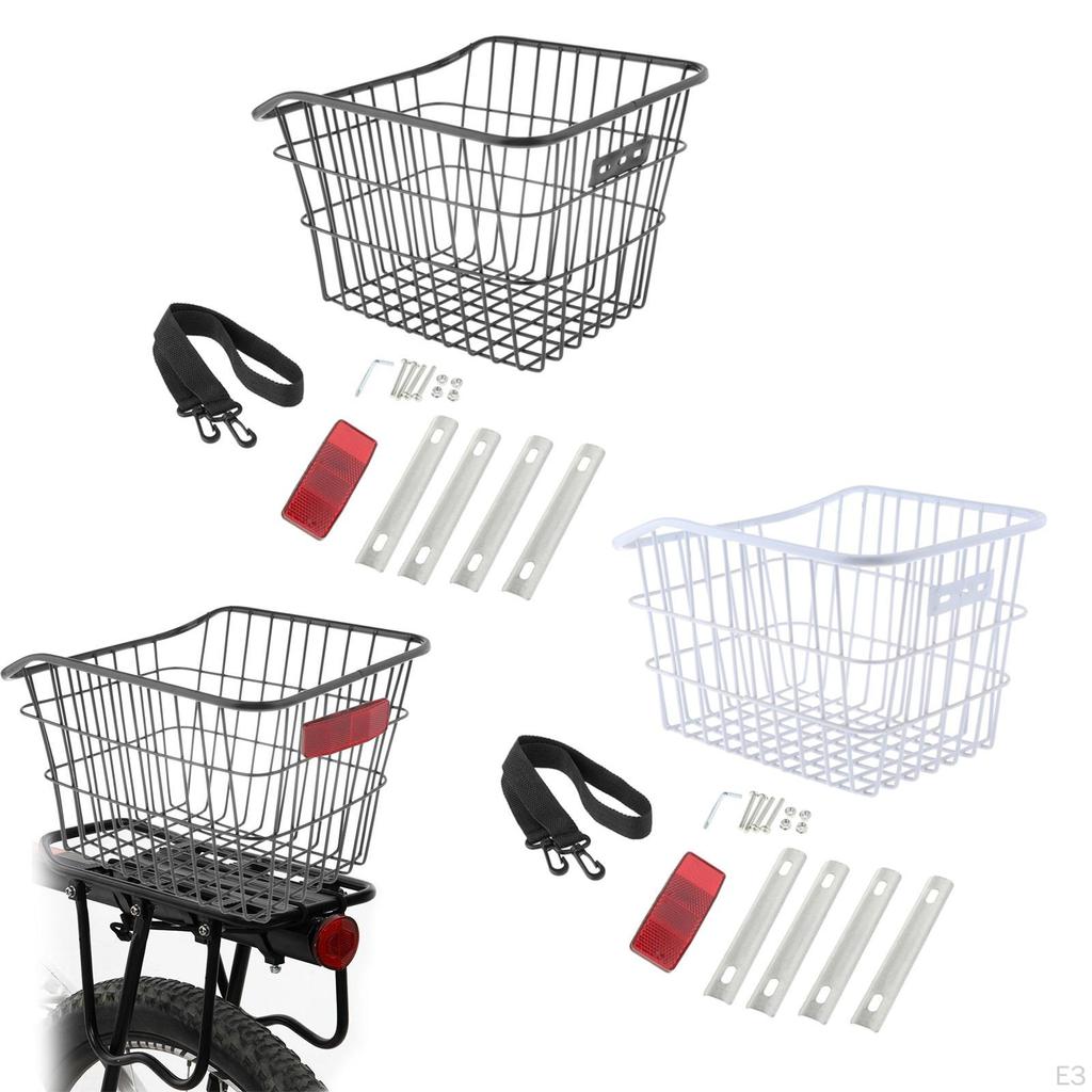 Корзина для велосипедной рамы, Металлическая стойка для хранения велосипедов, Сумка-корзина, Переноска для домашних животных для горного велосипеда,