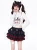 Мини-юбки Y2k, летние женские, черные, готические, трапециевидные, плиссированные, юбки, Harajuku, винтажная, 90-е, эстетика, кавайная юбка, одежда 2000-х