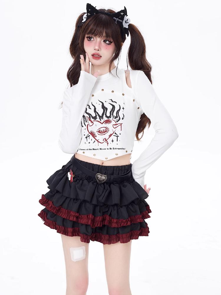 Мини-юбки Y2k, летние женские, черные, готические, трапециевидные, плиссированные, юбки, Harajuku, винтажная, 90-е, эстетика, кавайная юбка, одежда 2000-х