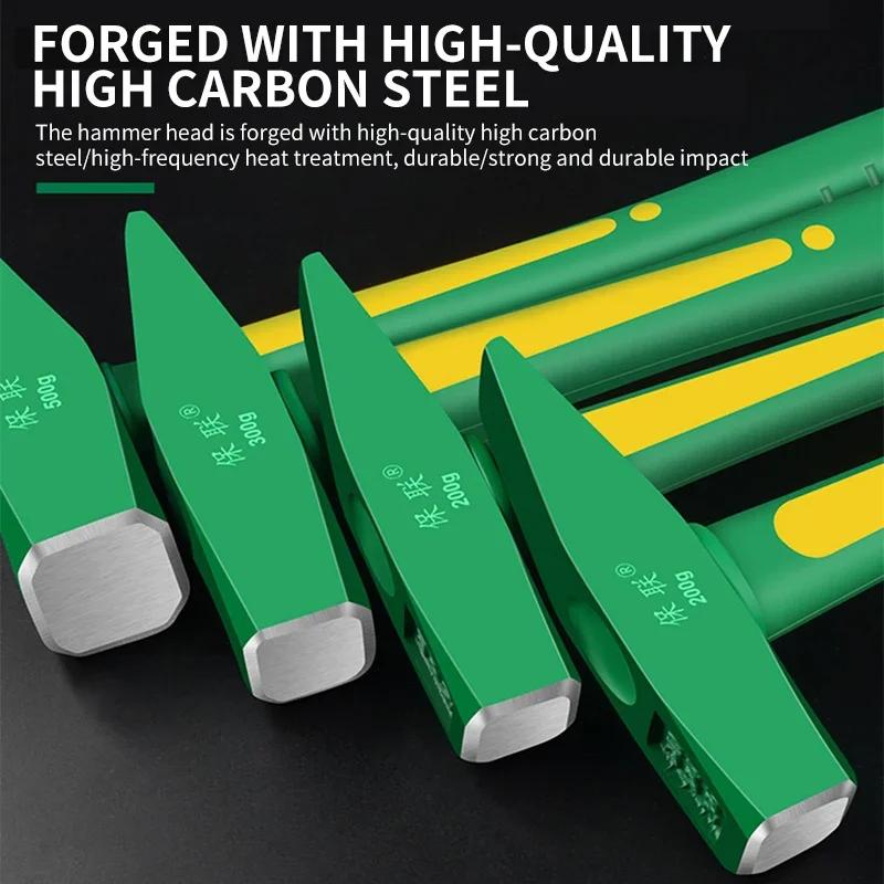 Multifunctional Non-slip Shockproof Steel Hammer Hand Tools Household Woodworking Hardware Tools Percussion Hammer