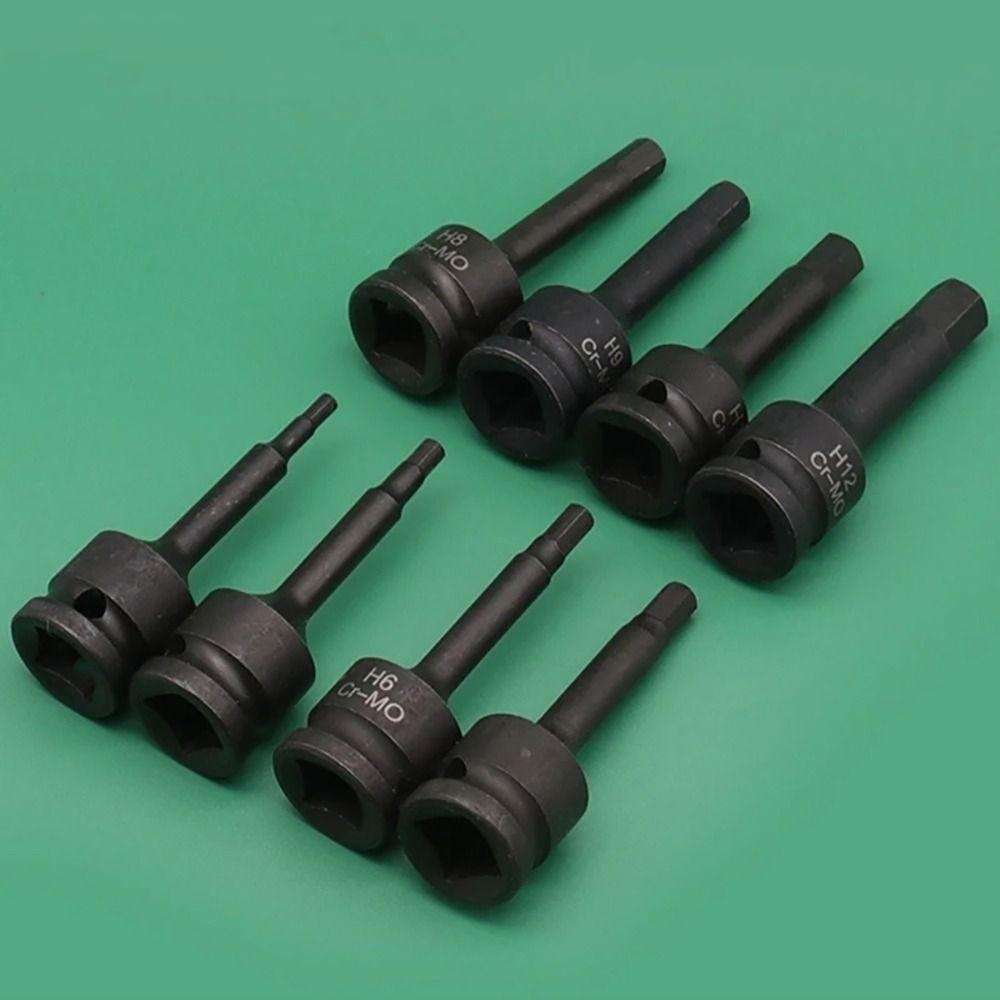 1 шт. метрический шестигранный шестигранный ключ с хвостовиком 1/2 дюйма длиной 80 мм