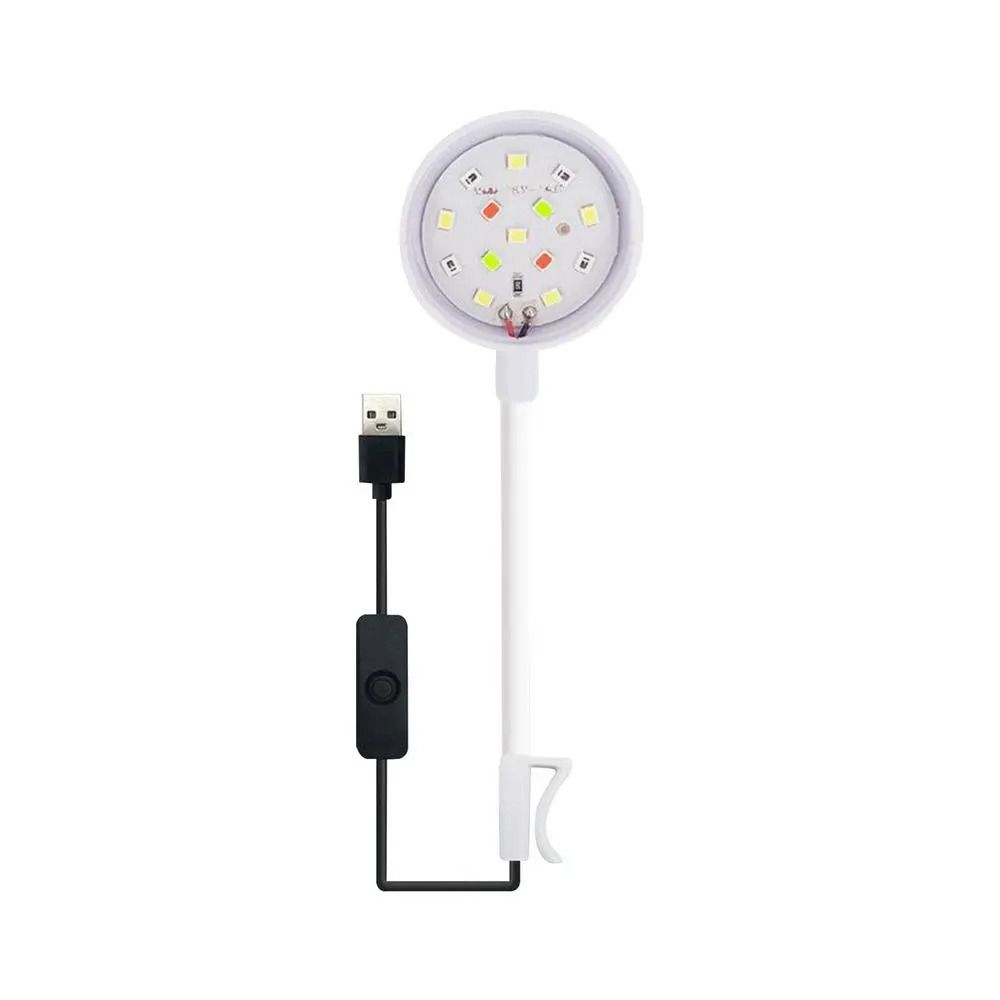 Водонепроницаемые цветные фонари, аксессуары, USB-разъем, светодиодный светильник, новая клипса, лампа для аквариума