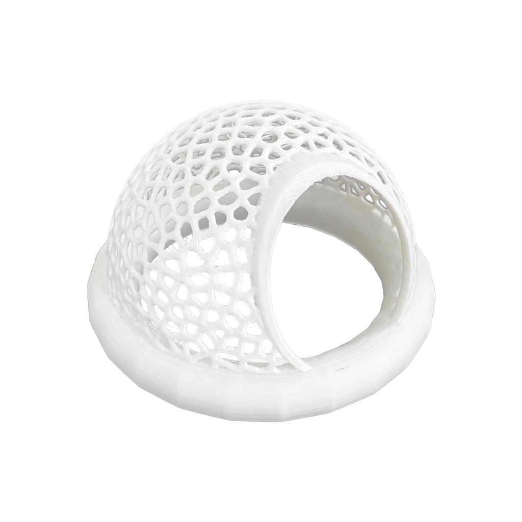 Breathable Plastic Reptile Hideout Dome, Lightweight Mesh Shelter for Small Pets, Lizard, Gecko, Snake Habitat Decor, Easy to Clean