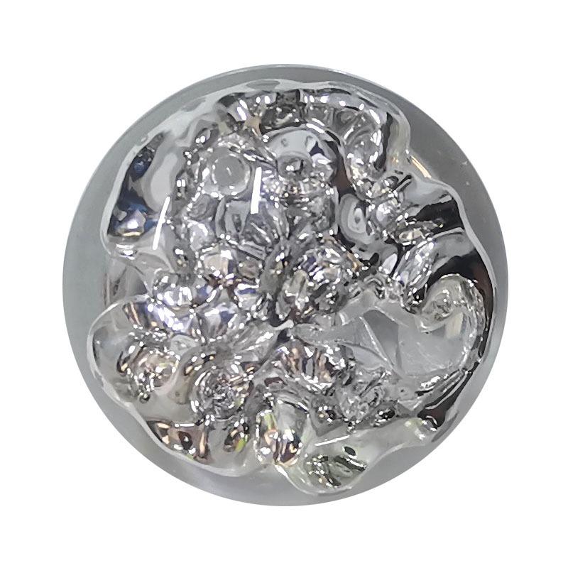 5 шт. Креативные пуговицы с магматическим узором, Роскошные прозрачные пуговицы на ножке из смолы, Аксессуары для одежды