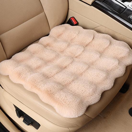 Комплект из 3 утолщенных плюшевых подушек для автомобильного сиденья, износостойких, нескользящих