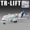 1:72 Airbus Beluga A300-600ST Сплав Большой Супер Транспортный Самолет Литая Модель Пассажирского Гражданского Самолета Звук Свет Симуляция