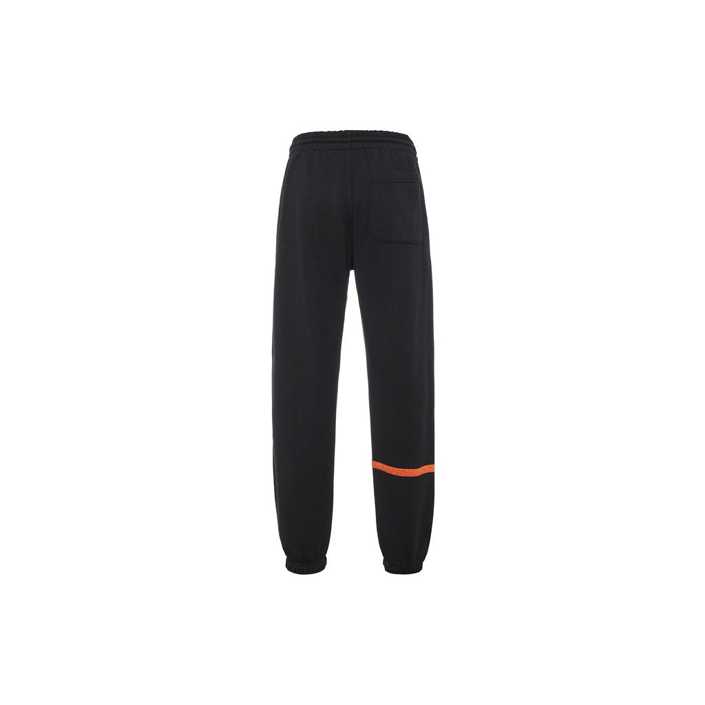 Adidas Джоггеры Originals Big Trifoil с контрастным логотипом, мужские брюки, черные H09344