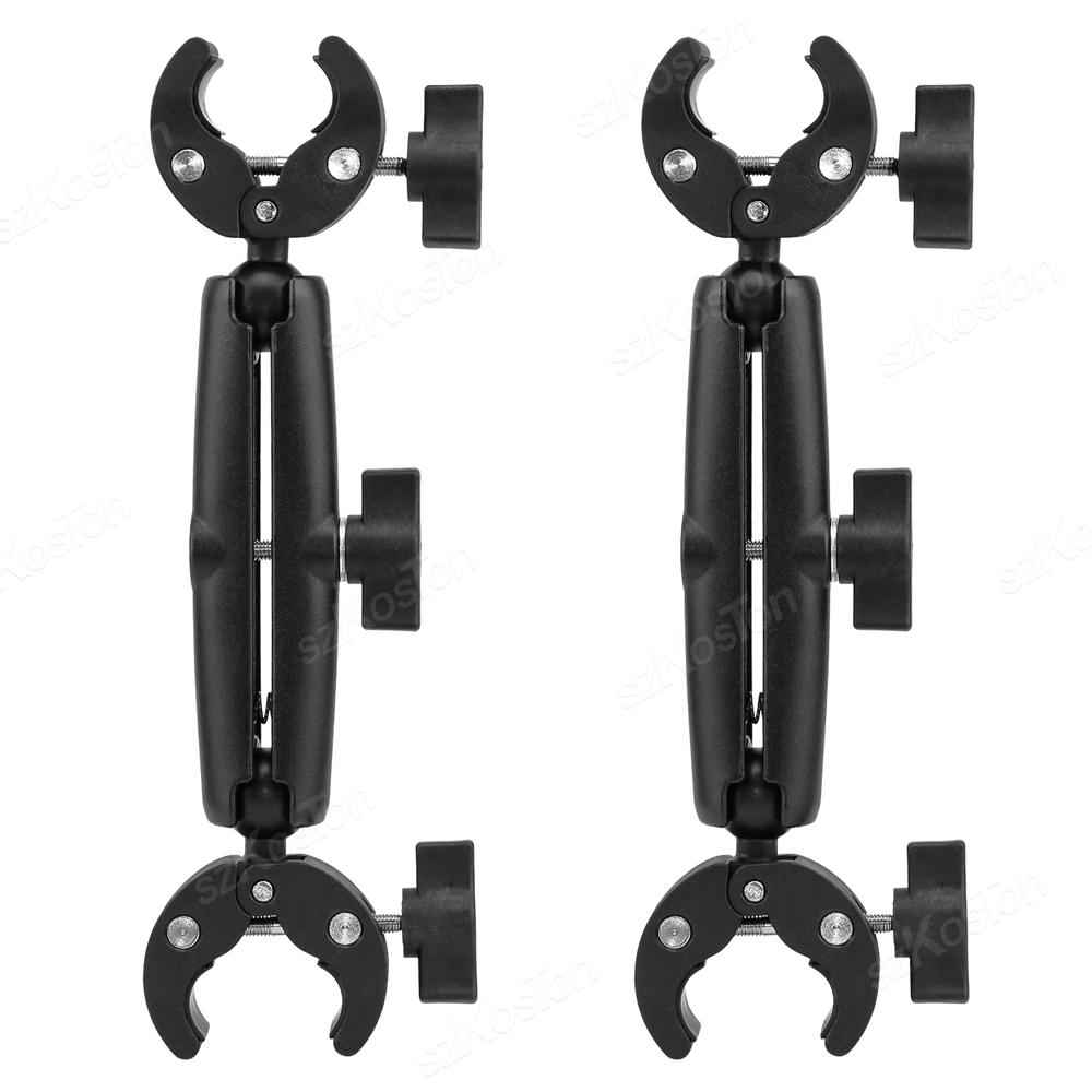 Super Clamp Двойной зажим для камеры Крабовый зажим-скоба Крепление для монитора Magic Arm Двойной шаровой адаптер для GoPro 13 Insta360