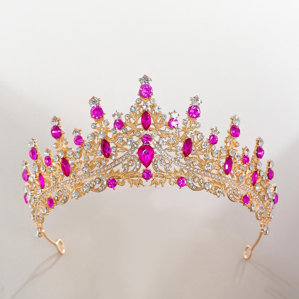 Элегантная хрустальная свадебная тиара - Свадебный и праздничный аксессуар для волос