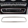For Mercedes Benz C Class W205 GLC X253 2015 2018 Car Center Console Media Radio CD Panel Button Frame Decorate Cover Trim