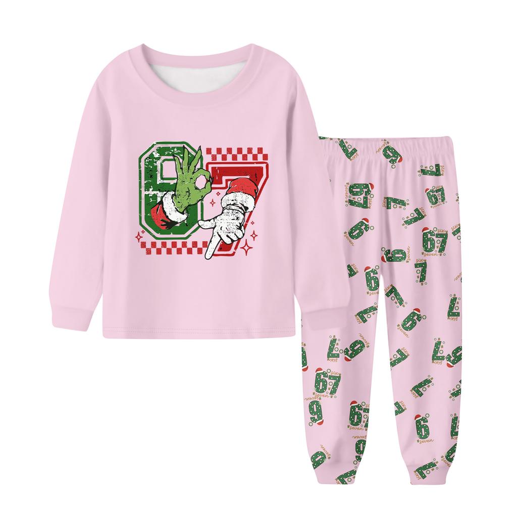 Детский Мальчики И Девочки Тонкий Костюм-двойка С Длинным Рукавом Брюки Костюм-двойка