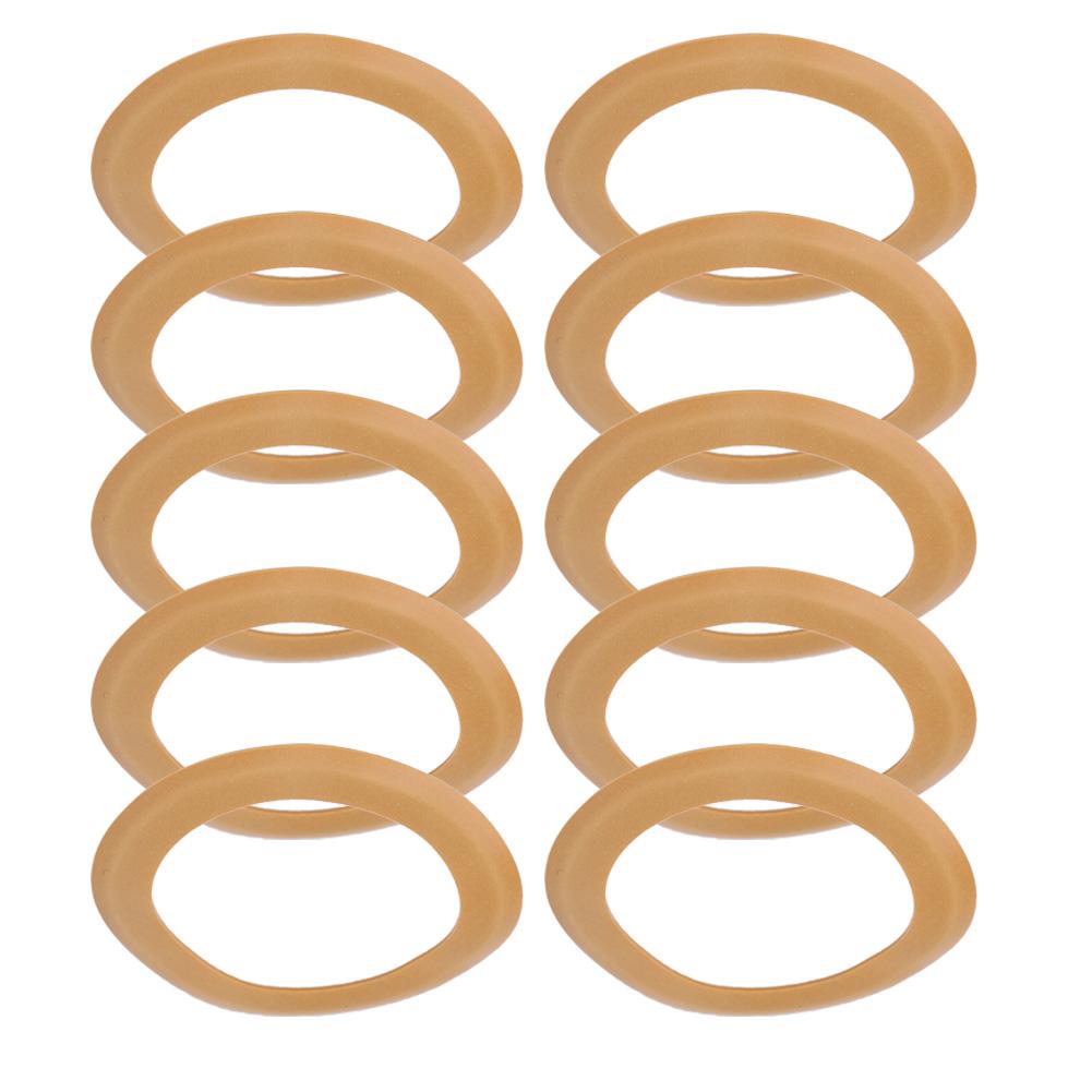 10PCs Rubber Piston Ring Insulated Pump Accessories for 550w Oil‑Free Silent Air Compressor