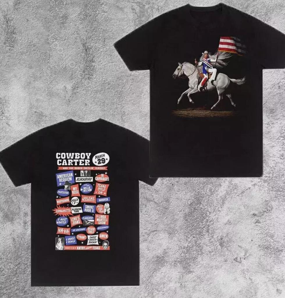 26 Beyonce Cowboy Carter Album Music Black T-Shirt Unisex For Fans S-5XL Unisex T-Shirt