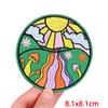 Cartoon Embroidery Patch Space Flower Animal Patch Iron On Patches For Clothing Thermoadhesive Patches On Clothes Jacket Sew DIY