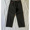 Mens Slim Fit Straight Leg Denim Jeans With Embroidery Detail Mid-Rise Lightly Stretch Cotton Washed Finish