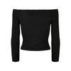 Urban Classics Womens/Ladies Ribbed Off Shoulder Long-Sleeved Top