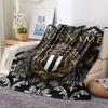 Custom Name,Newcastle United FC Printed Flannel Blanket, soft throw for bedroom sofa, washable, Christmas present, great gift.