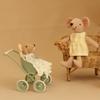 1:12 Миниатюрных Искусственных Детских Колясок, Подходящих Для Кукол Bjd Ob11, Мебель для Кукольного Дома, Домашняя Мебель, Декор