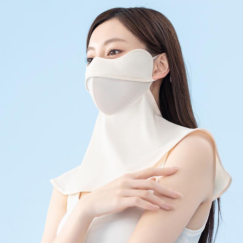 Bike Riding Outdoor Driving Running Cycling Women Sun protection Neck Flap Mask Summer Girls Anti Uv Half Face Mask