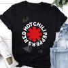 Футболка с логотипом группы Red Hot Chili Peppers Футболка с логотипом тура Red Hot Chili Peppers 2026