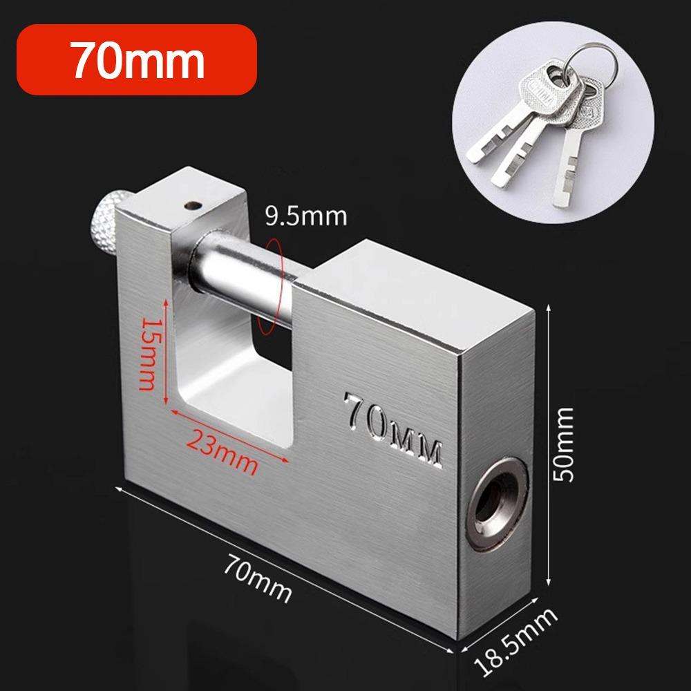 Полезные навесные замки из нержавеющей стали повышенной прочности, противопорезные, противовзломные, противоугонные, с набором отмычек для ключей