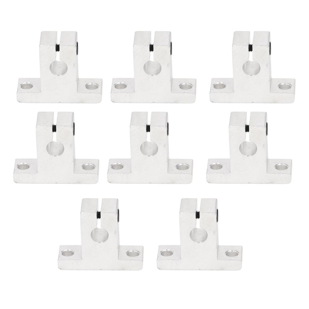 8 шт. Линейная направляющая, зажимной стержень, направляющая опора, алюминий для вала, аксессуар для 3D-принтера