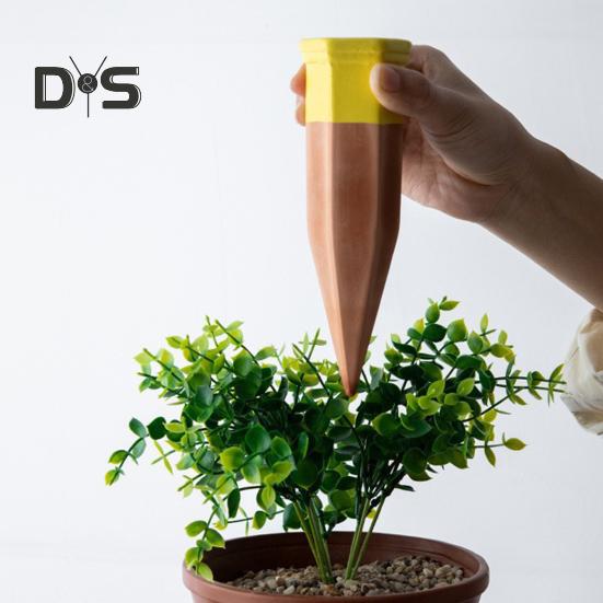 6 шт. самополивающихся терракотовых шипов для полива, автоматические медленно высвобождающиеся колышки для полива растений в помещении и на открытом воздухе