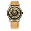 FOXBOX Magnetic Ball Watch, No-Glass Floating Black Tech Quartz Wristwatch, Cool Unisex Personalized Timepiece