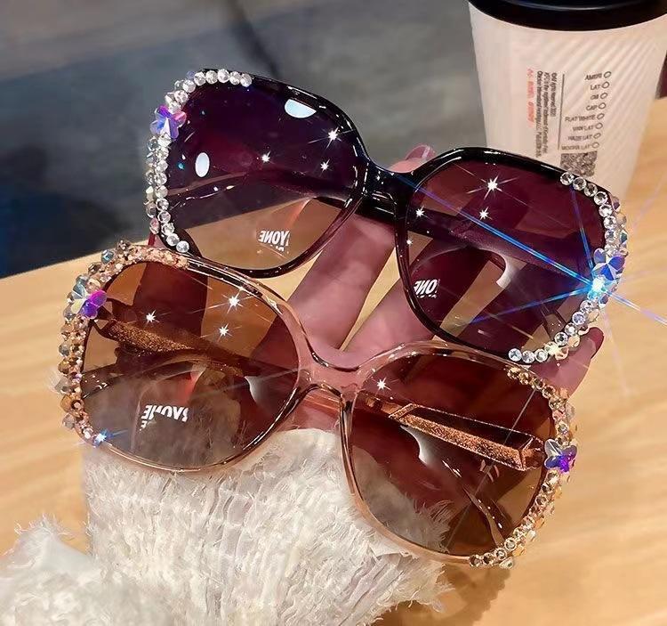 Роскошные поляризованные солнцезащитные очки Diamond, женские солнцезащитные очки, женские очки, винтажные солнцезащитные очки для женщин, солнцезащитные очки W4W3