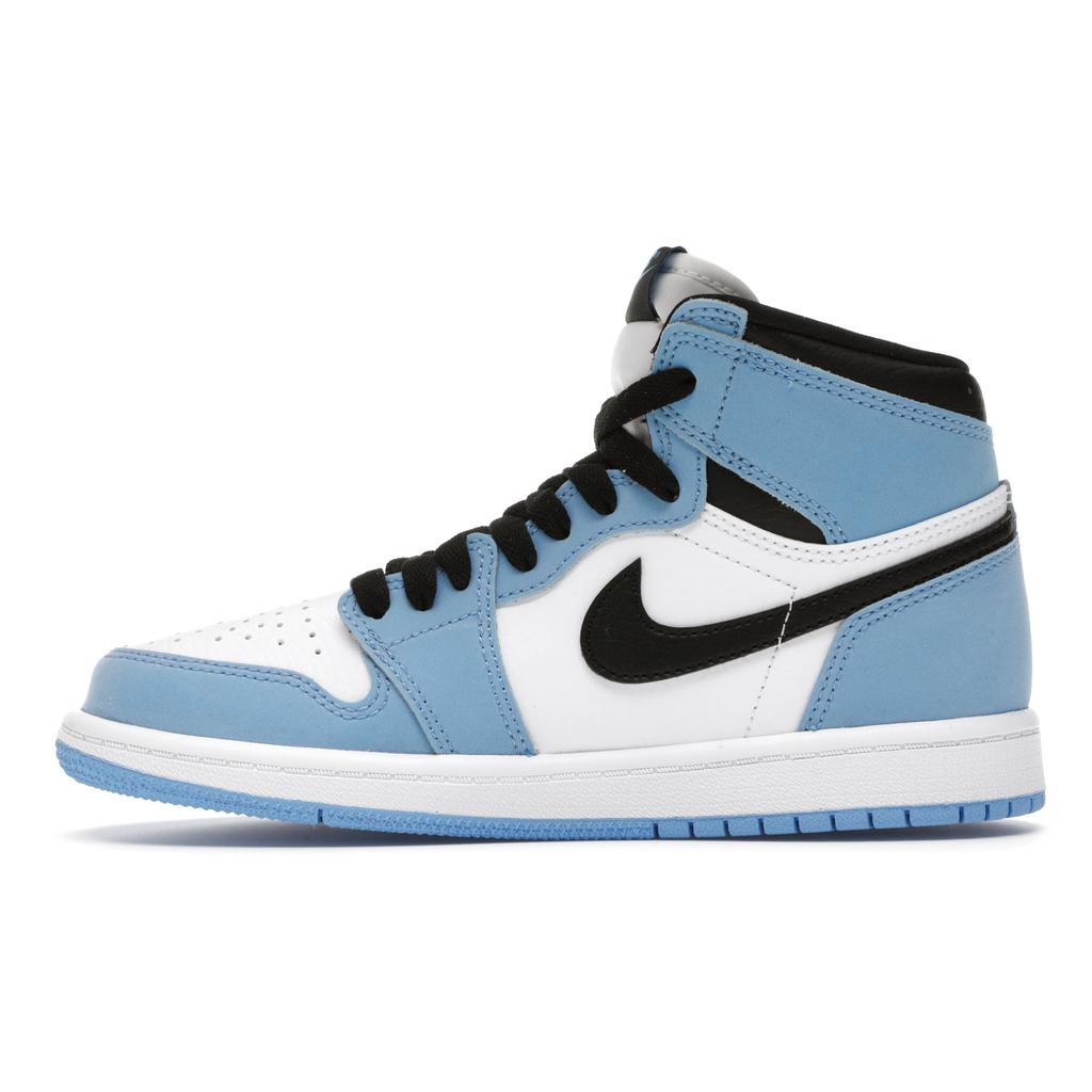 Air Jordan 1 Retro High OG PS University Blue Kids Sneakers White Black AQ2664-134