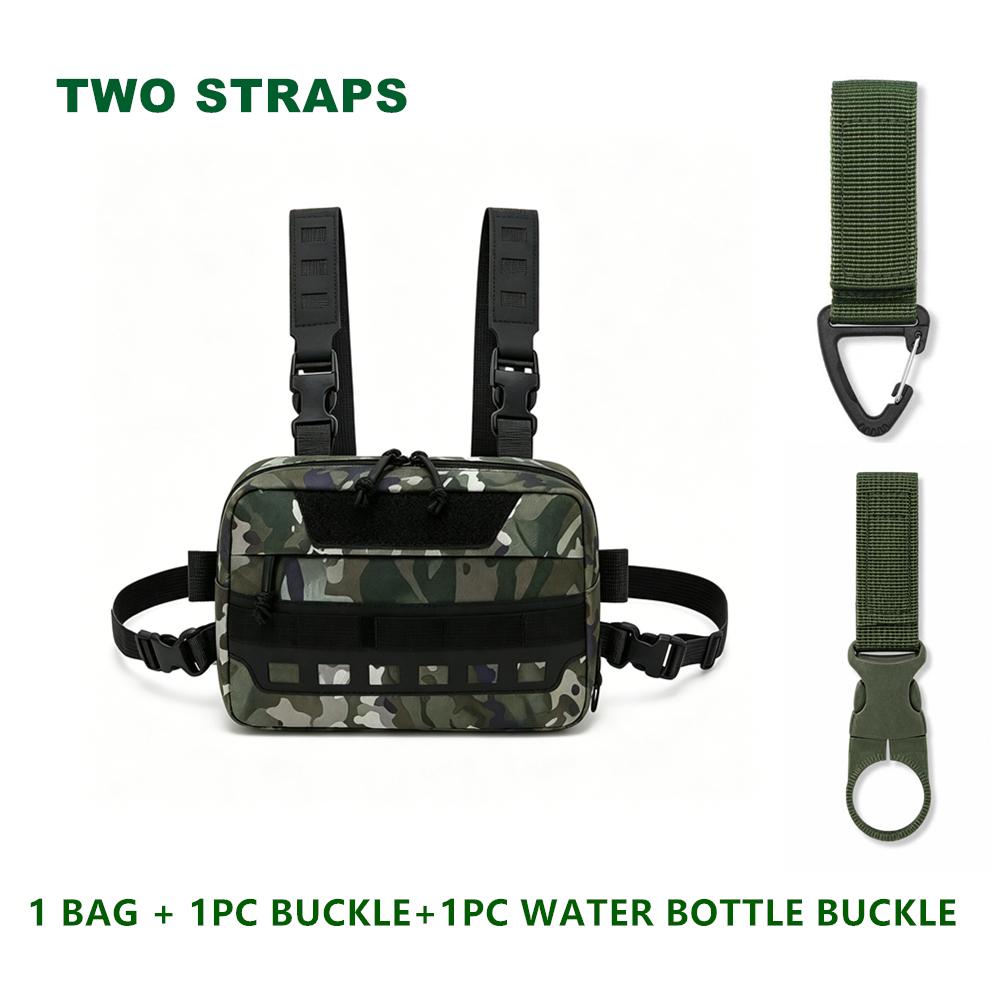 Chest Bag Fishing Waist Bag Fishing Quick Access Lure Fishing Bag Outdoor MOLLE Tackle Bag for Hiking Camping Cycling