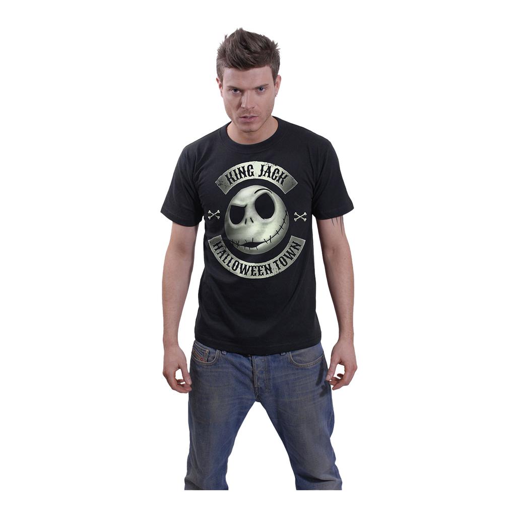 The Nightmare Before Christmas Unisex Adult Jack Crest T-Shirt