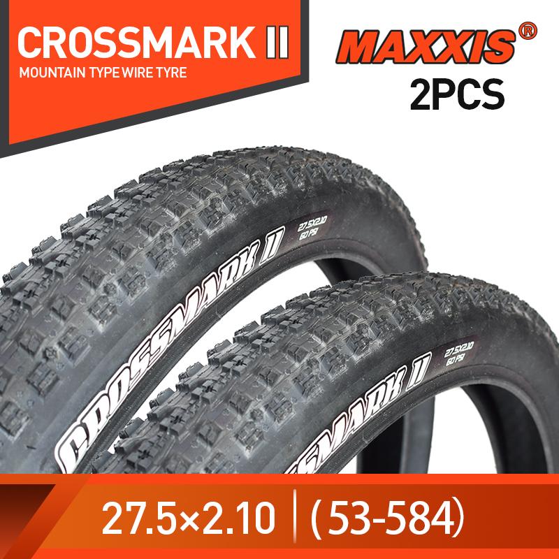 2 шт. MAXXIS 26 CROSSMARK Велосипедная Покрышка 26*2.1 27.5*1.95 Покрышка на Стальном Корде Покрышка для Горного Велосипеда MTB 26*1.95 26*2.25 27.5*2.1 Покрышка