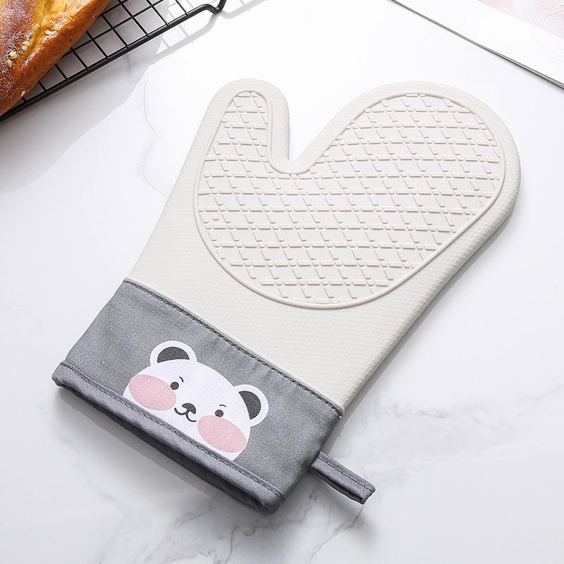 New Arrival Insulated Oven Gloves Silicone Non-Slip High Quality Heat Resistant Microwave Oven for Kitchenware