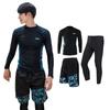 Purcoce Rash Guard Long Surf and Set for UV and Amphibious Use In Plus Sizes Men's Swimsuit, Sleeve, Leggings, Pants, T-Shirt, 3-Piece Fitness,