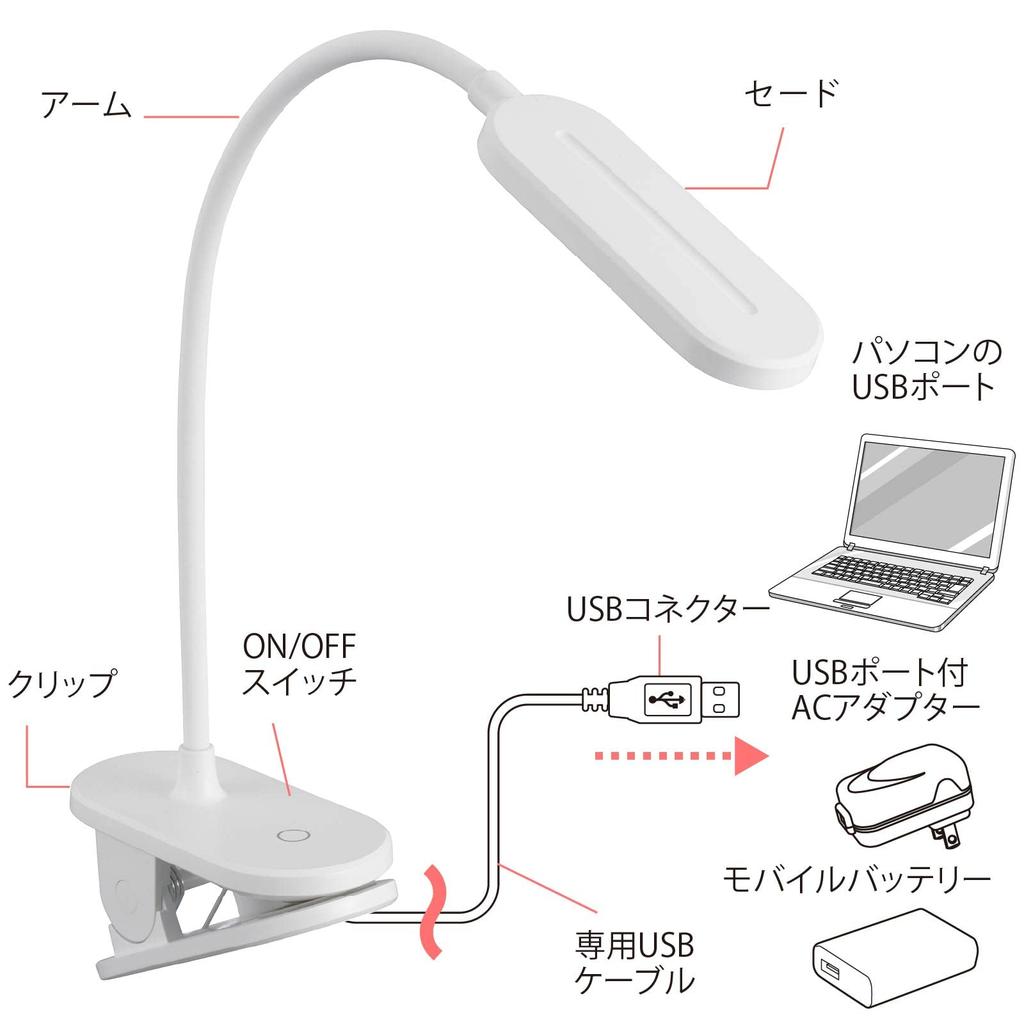 Ohm Electric LED Clip Light Дневной белый LTC-LC12U-WN 06-0989