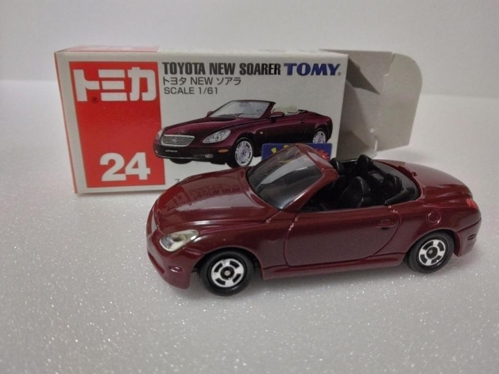 Tomica Toyota NEW Soarer №24 масштаб 1/61, литая модель,