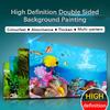 Фон для аквариума Изображение высокой четкости 3D Трехмерные обои Фоновая картина Двустороннее украшение для аквариума