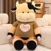 Large Sweater Cow Doll Plush Toy Cow Doll Girl Sleeping Soothing Doll Birthday Gift