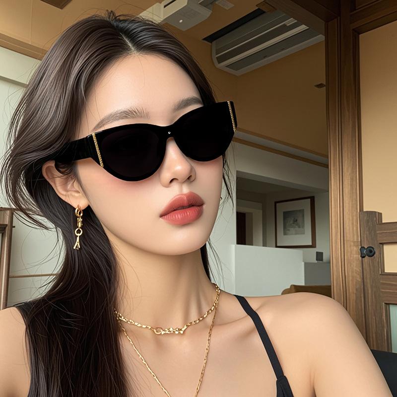 Новые модные классические солнцезащитные очки кошачий глаз для женщин Uv400