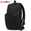 Мужской рюкзак для ноутбука 17/17,3 дюйма, 33 л, большой емкости, черный, водонепроницаемый, с портом зарядки USB, эквивалентен чемодану 18 дюймов