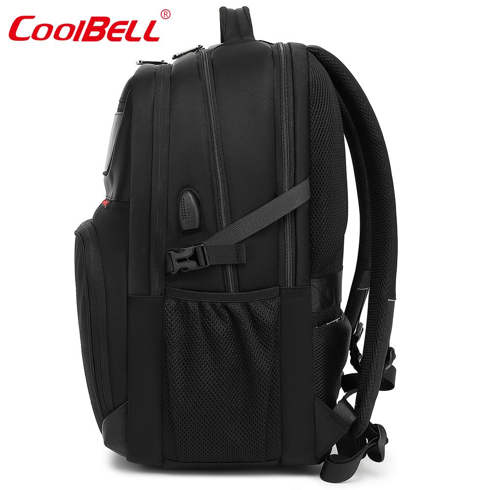 Мужской рюкзак для ноутбука 17/17,3 дюйма, 33 л, большой емкости, черный, водонепроницаемый, с портом зарядки USB, эквивалентен чемодану 18 дюймов