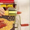 Hand-Cranked Small Corn Kernel Peeler and Thresher for Home Use