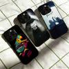 Электронный чехол для телефона Daft Punk для iPhone 17,16,15,14,13,12,11 Plus,Pro Max,XS,Красочный Серебряный чехол для телефона Funda Cover