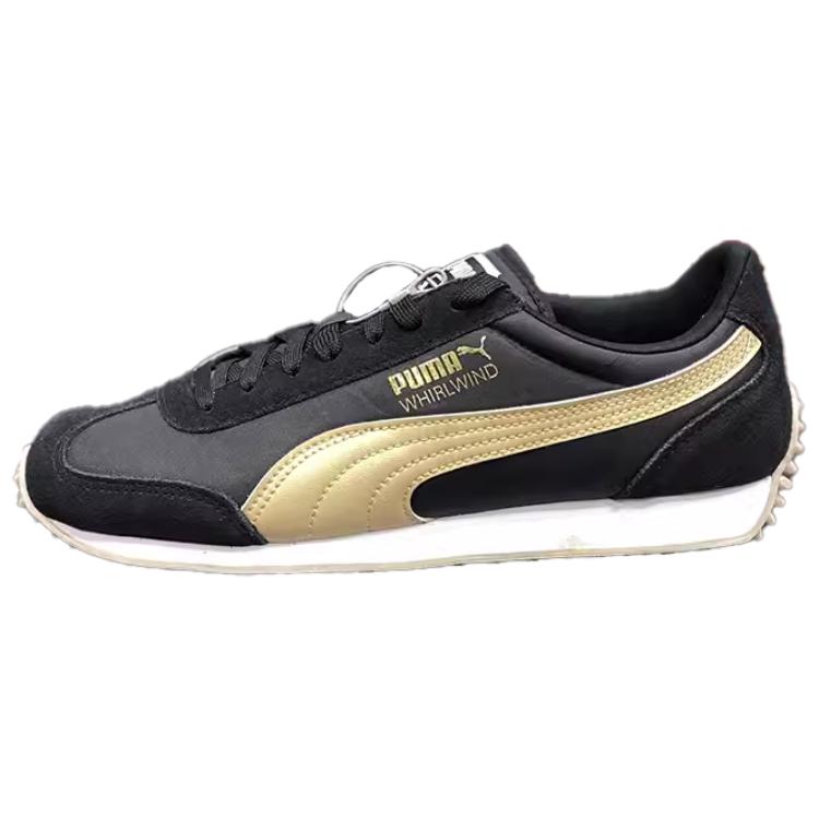 Puma Whirlwind Classic Soft Comfortable Low-Top Lifestyle Sneakers Unisex Sneakers Black 374849-06