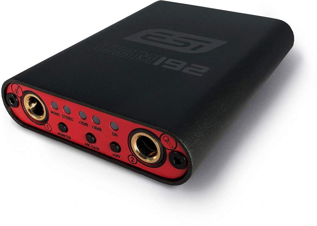 ESI UGM192 USB Connection Compatible USB Mobile Audio Interface 3.1 Type-C 24bit/192kHz