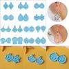 DIY Silicone Casting Mould Earrings Mold Epoxy Resin Mold Keychain Pendant Ear Studs