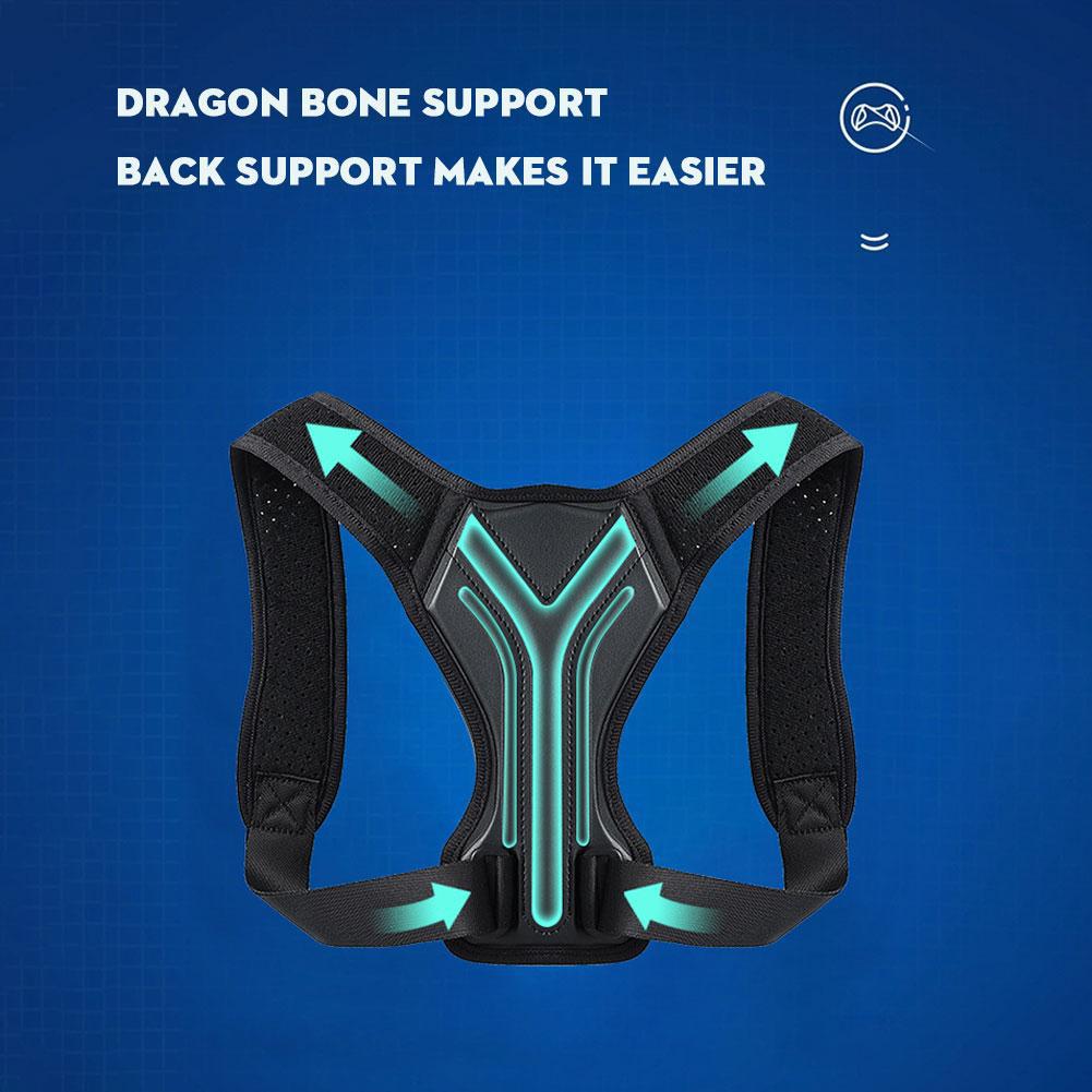 Регулируемый пояс для коррекции осанки спины и плеч, поддержка позвоночника, изменение формы вашего тела, домашний офис, спорт, верхняя часть спины, шейный бандаж